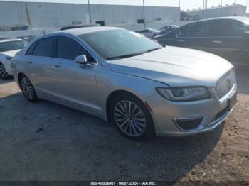  Salvage Lincoln MKZ