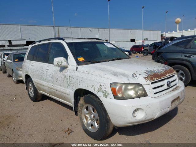  Salvage Toyota Highlander