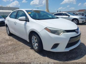  Salvage Toyota Corolla