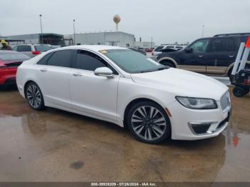  Salvage Lincoln MKZ