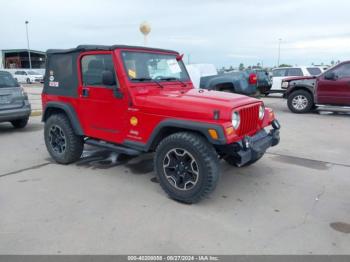  Salvage Jeep Wrangler