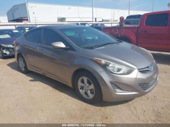  Salvage Hyundai ELANTRA