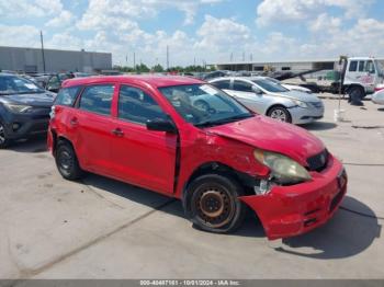  Salvage Toyota Matrix