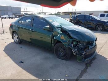  Salvage Toyota Corolla