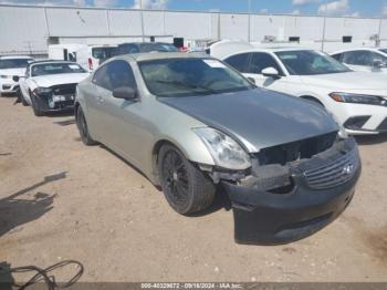  Salvage INFINITI G35