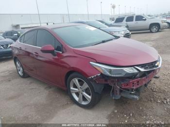  Salvage Chevrolet Cruze