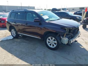  Salvage Toyota Highlander