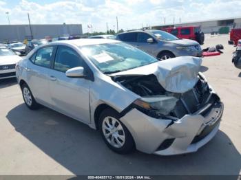  Salvage Toyota Corolla