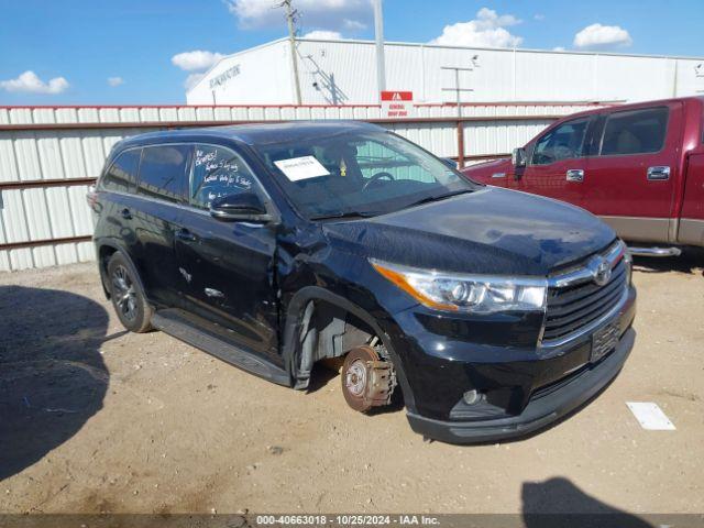  Salvage Toyota Highlander