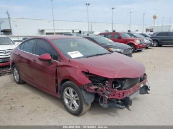  Salvage Chevrolet Cruze