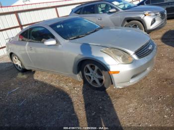  Salvage INFINITI G35