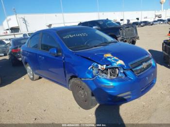  Salvage Chevrolet Aveo