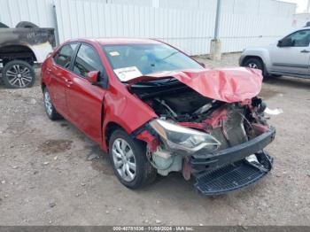  Salvage Toyota Corolla