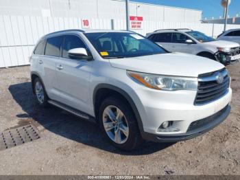  Salvage Toyota Highlander