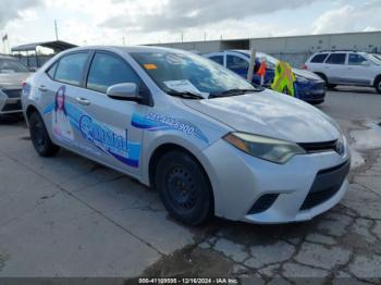  Salvage Toyota Corolla