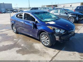  Salvage Hyundai ELANTRA