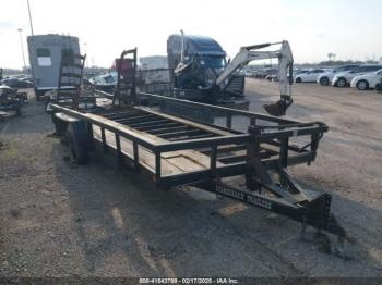  Salvage Davidson Utility Trailer 83x1