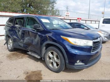  Salvage Toyota Highlander