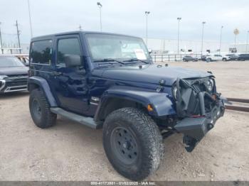  Salvage Jeep Wrangler