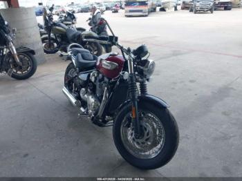  Salvage Triumph Motorcycle Bonneville
