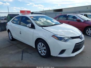  Salvage Toyota Corolla
