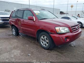  Salvage Toyota Highlander