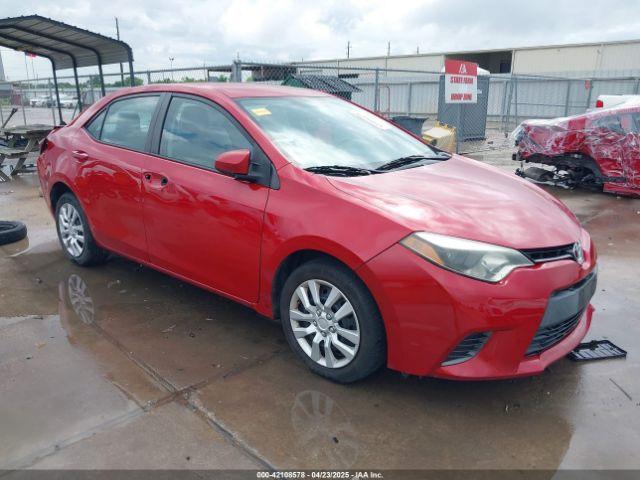  Salvage Toyota Corolla