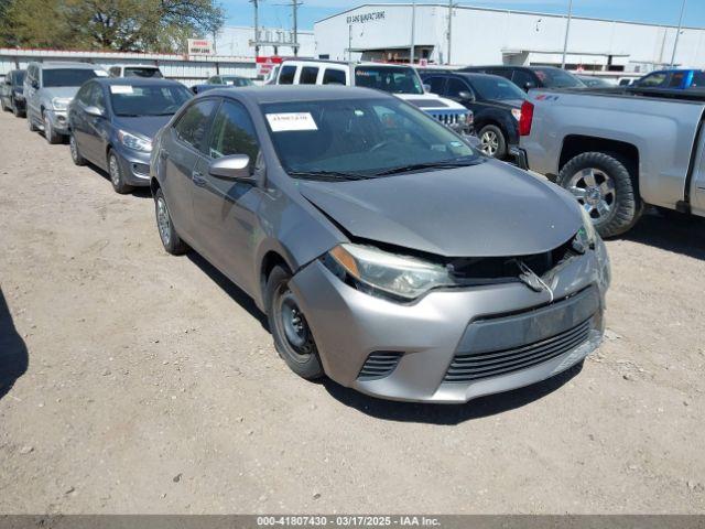 Salvage Toyota Corolla