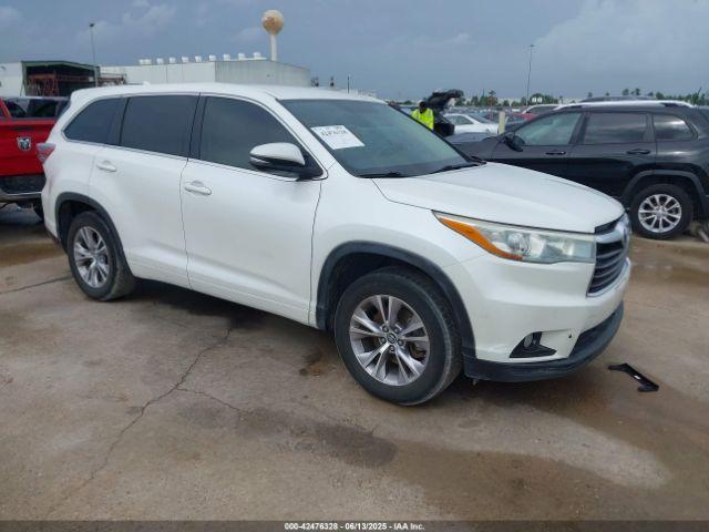  Salvage Toyota Highlander