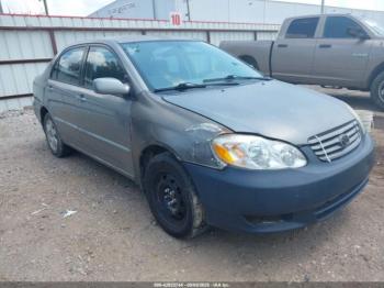  Salvage Toyota Corolla
