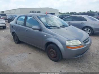  Salvage Chevrolet Aveo