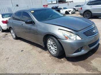  Salvage INFINITI G37x