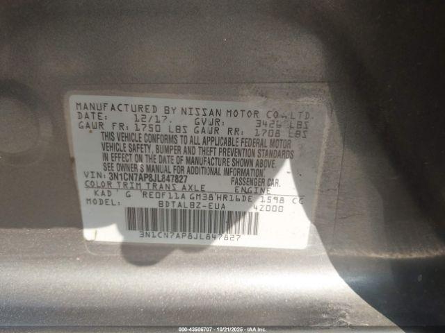 Nissan Versa 1.6 Sv Image 8