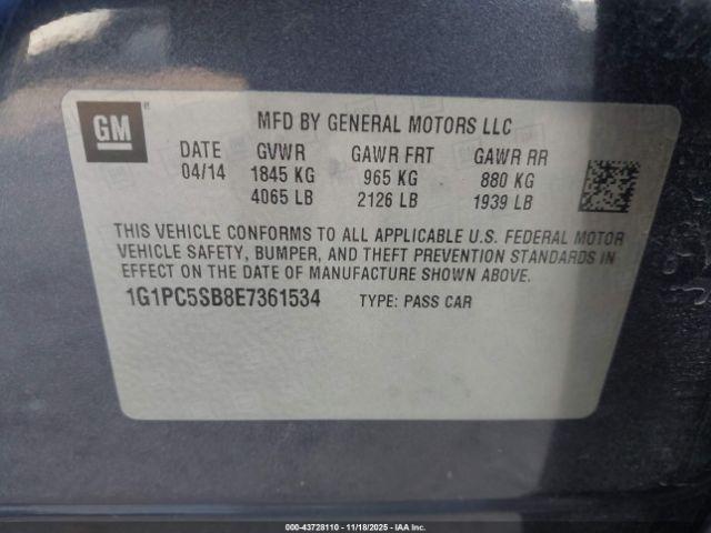 Chevrolet Cruze 1lt Auto Image 8