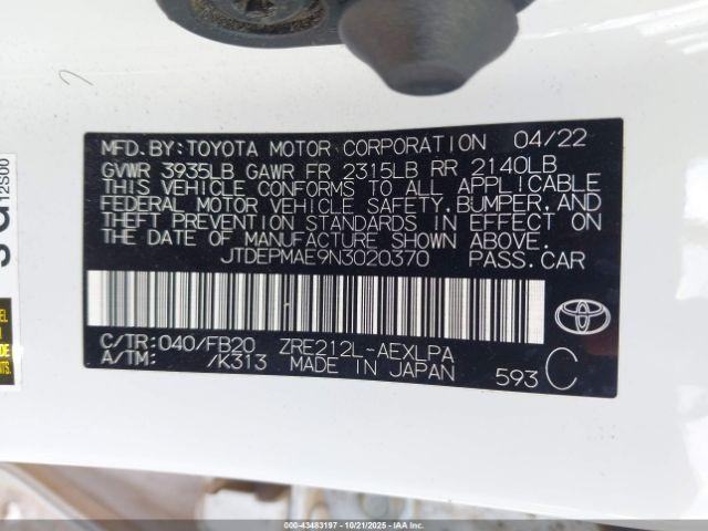 Toyota Corolla Le Image 15