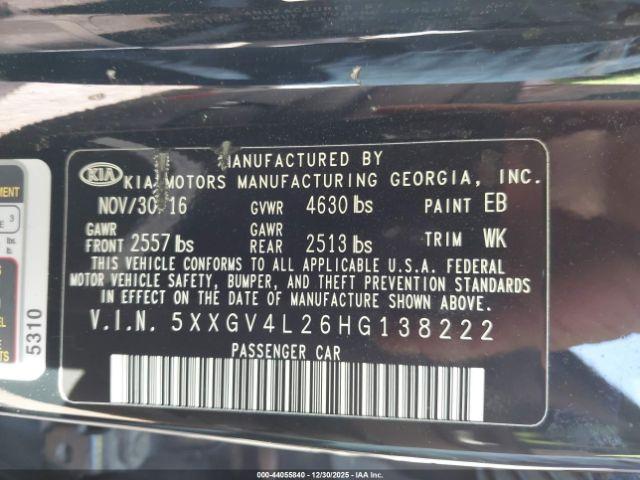 Kia Optima Sxl Turbo Image 3