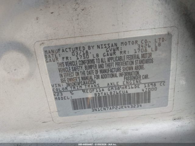 Nissan Versa 1.6 Sv Image 5