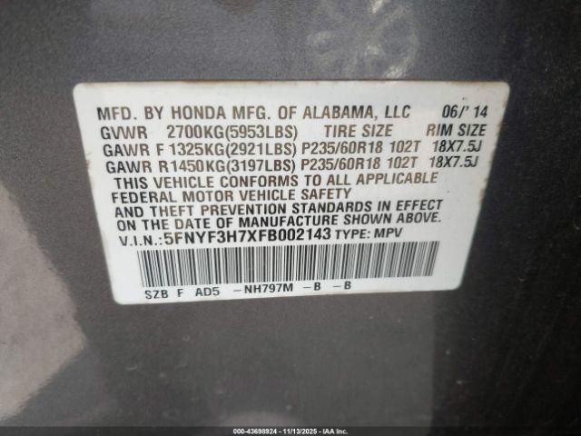 Honda Pilot Ex-l Image 8