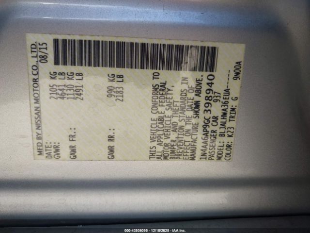 Nissan Maxima 3.5 Platinum Image 18