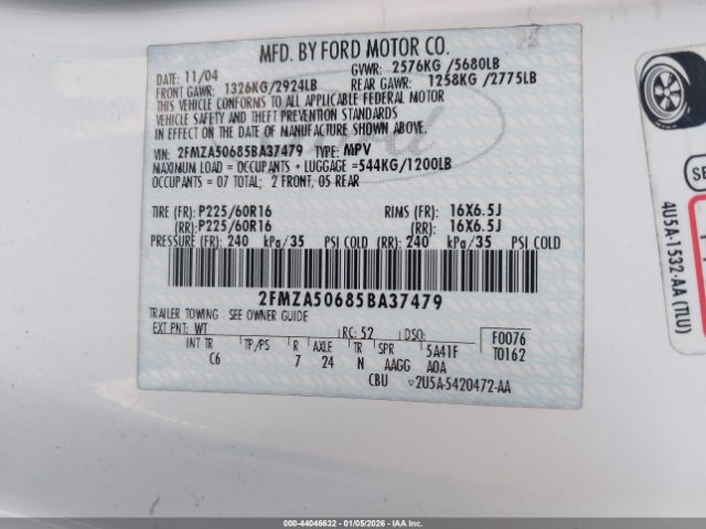 Ford Freestar S Image 8