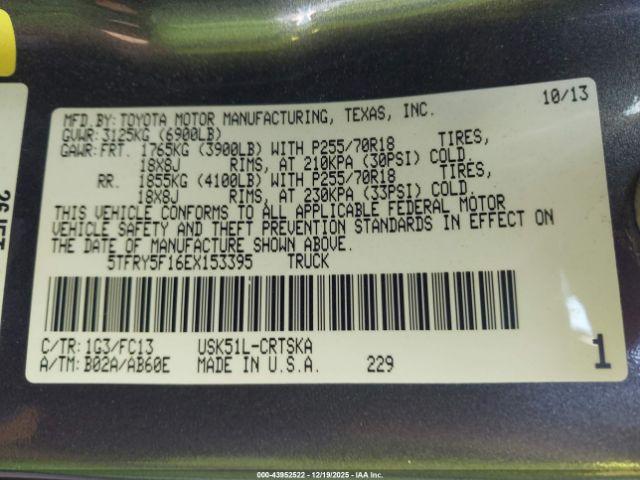 Toyota Tundra Sr5 5.7l V8 Image 6