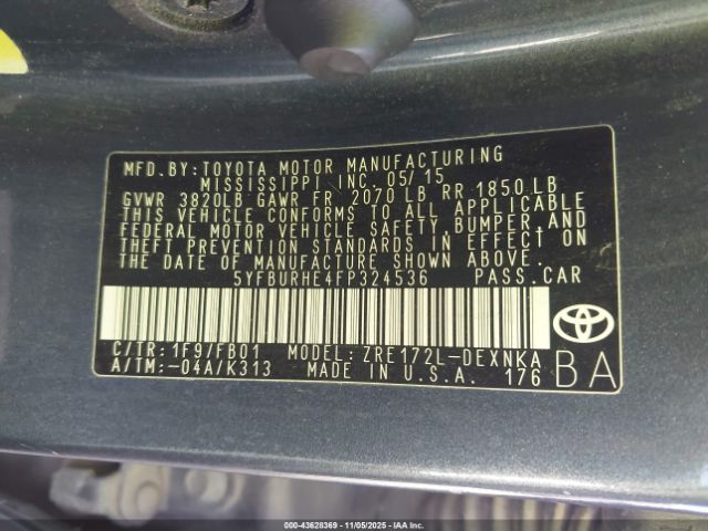 Toyota Corolla Le Image 12