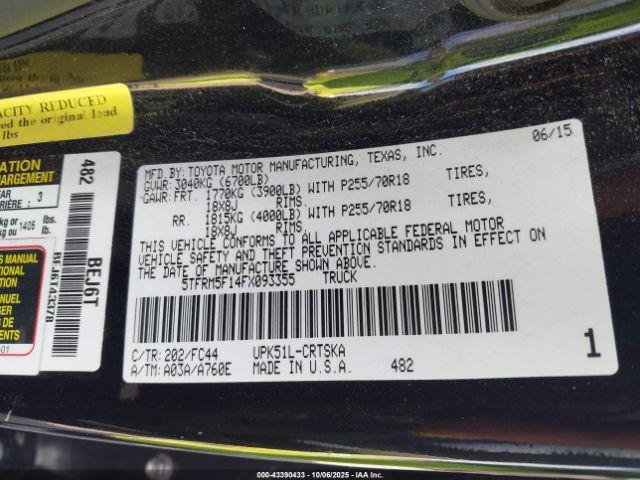 Toyota Tundra Sr5 4.6l V8 Image 8