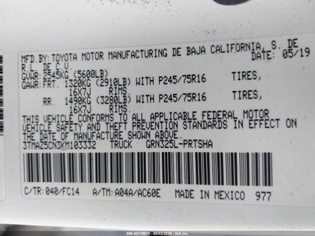 Toyota Tacoma Sr5 V6 Image 13