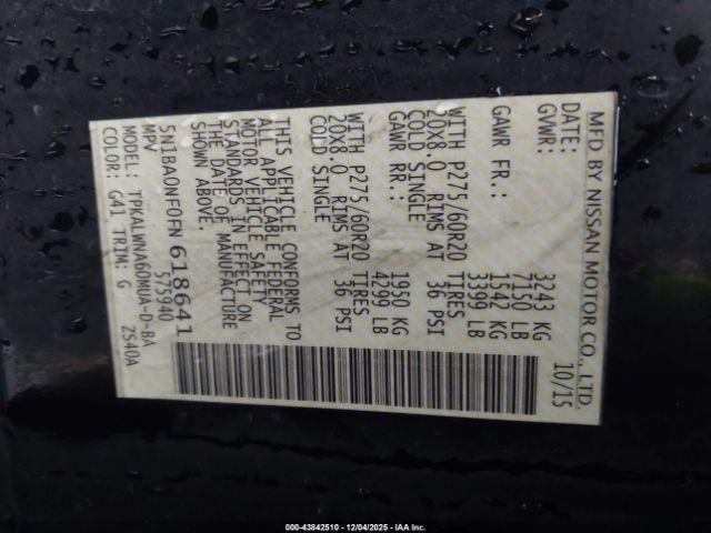 Nissan Armada Platinum Image 4