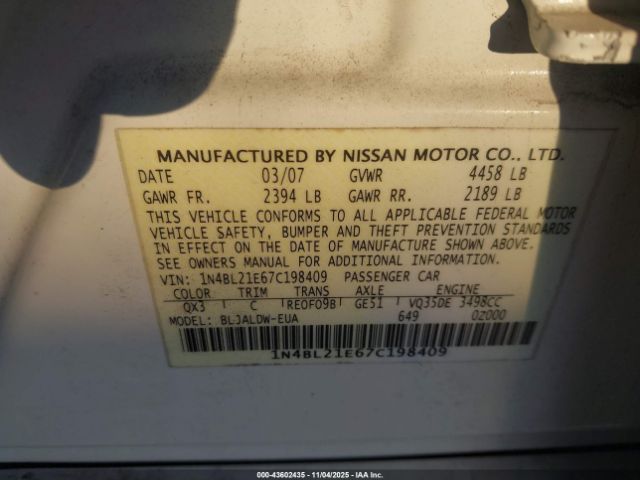 Nissan Altima 3.5 Se Image 15