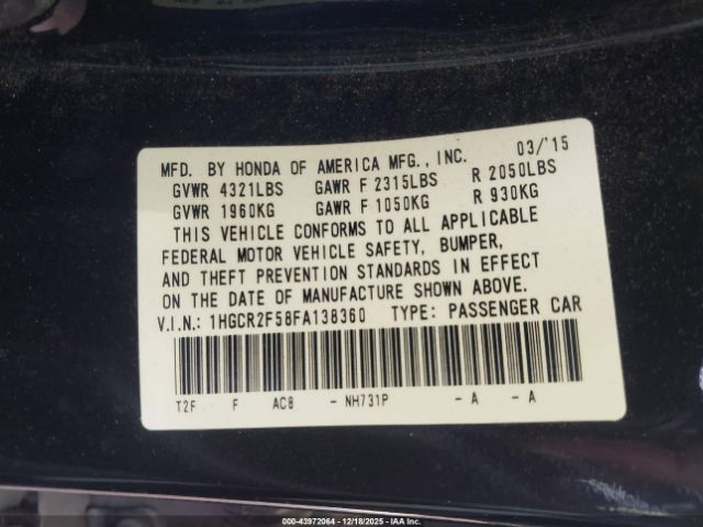 Honda Accord Sport Image 2