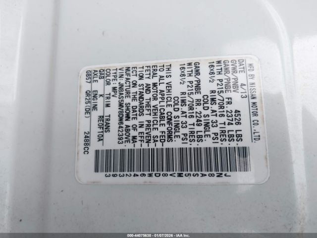 Nissan Rogue S Image 6