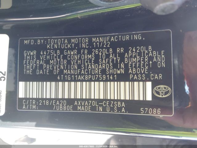 Toyota Camry Se Image 12