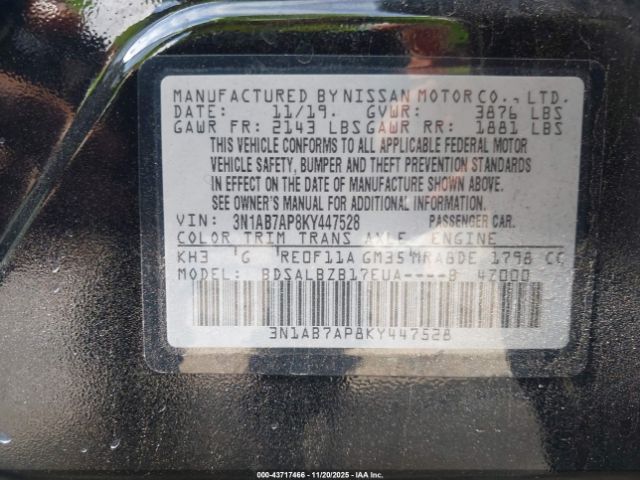 Nissan Sentra S Image 9